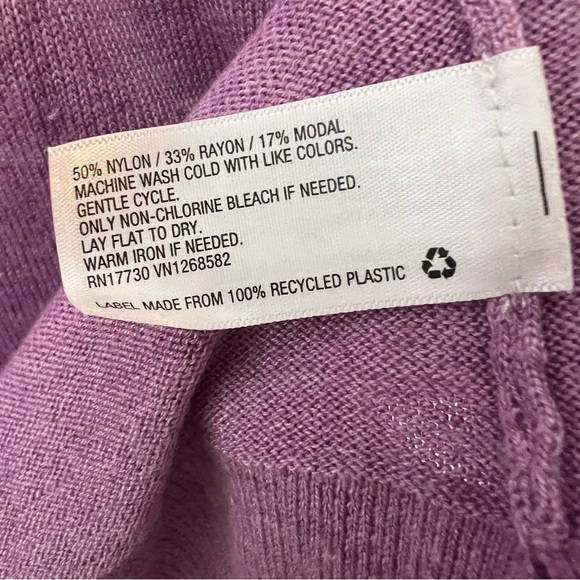 A New Day V-neck Lightweight Long Sleeve Tunic Sweater XXL - Picture 4 of 6